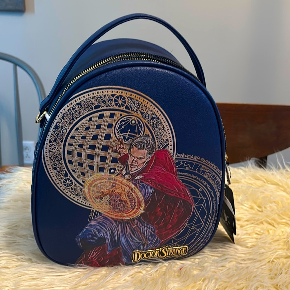 Doctor strange marvel light up backpack nwt